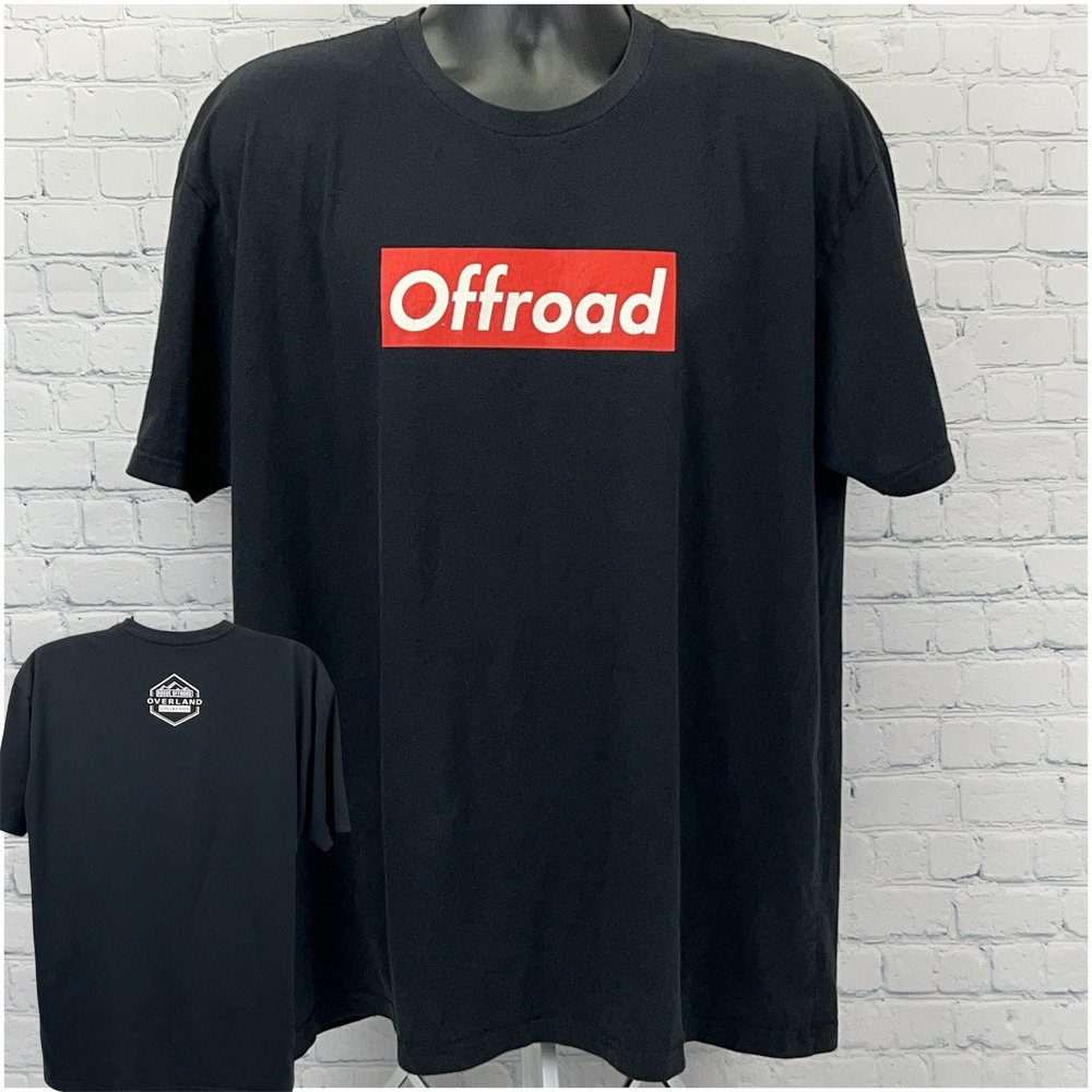 Rogue Offroad Overland Collection T Shirt 2XL XXL Black 4X4 Offroading Las Vegas
